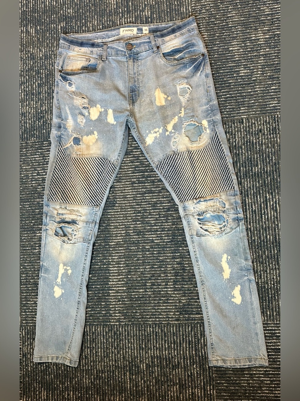 Men’s FWRD Denim Distressed Jeans 36x32